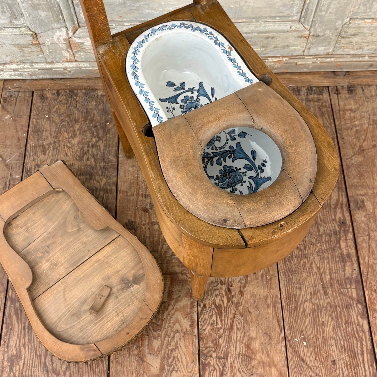 Louis XVI-era Bidet Chair-photo-7