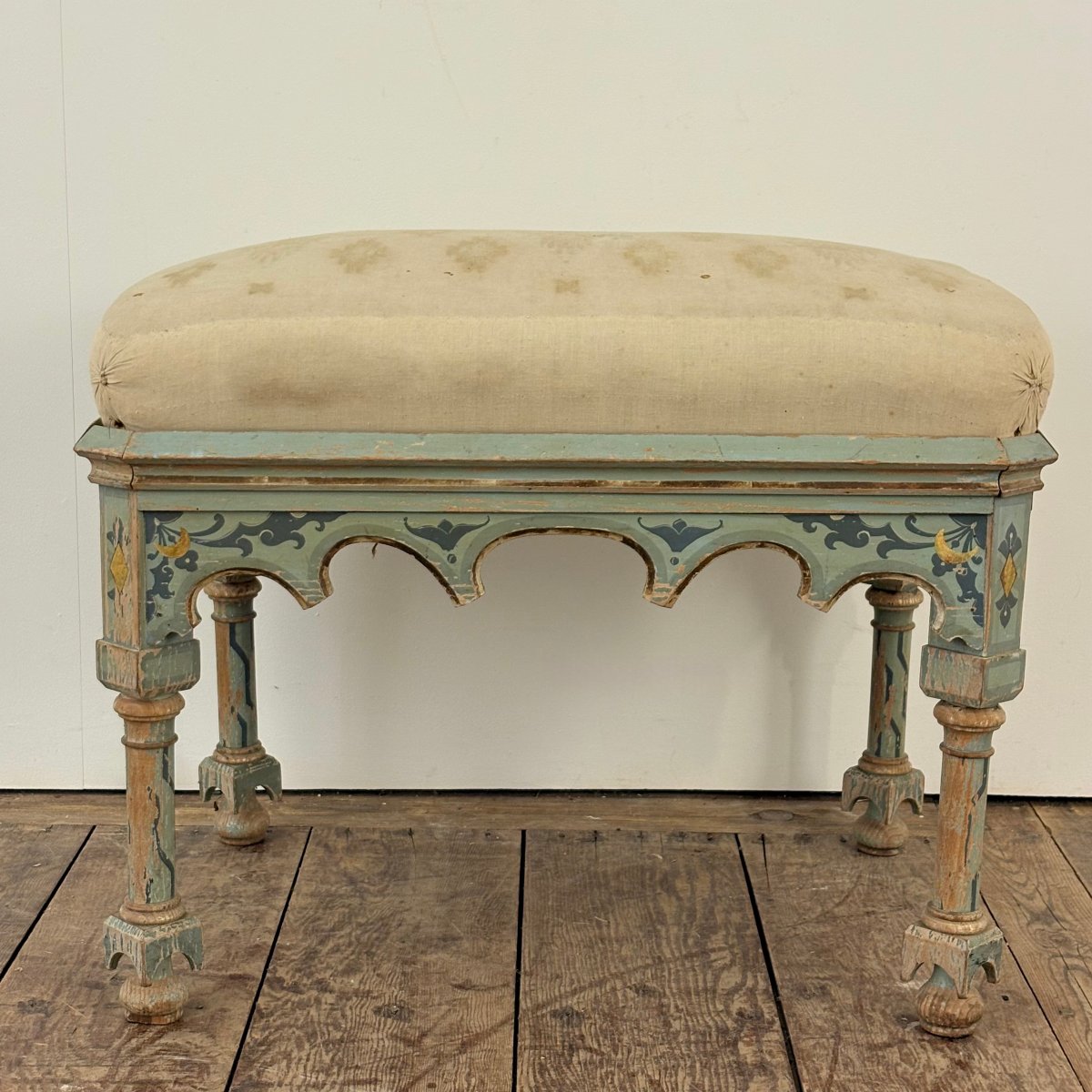 Tabouret dans le goût de Pierre Loti vers 1880-photo-3