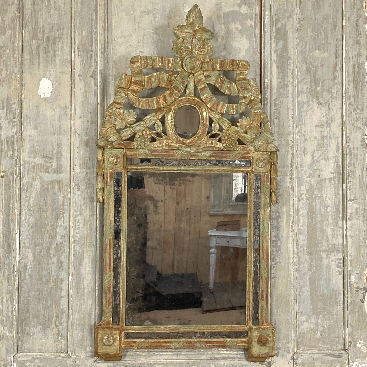 Miroir provençal d'époque Louis XVI-photo-7