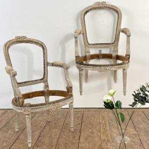 Pair Of Louis XVI Period Seats