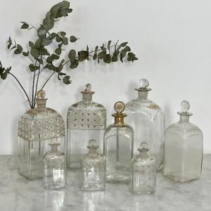 Set Of 8 18th Century Perfume Bottles