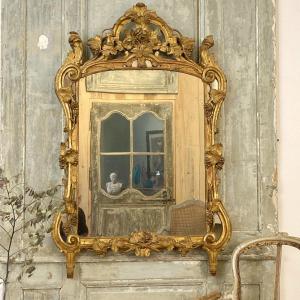 Grand Miroir Provençal d'époque Louis XV