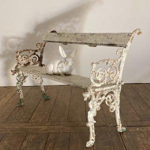 Banc de jardin en fonte XIX