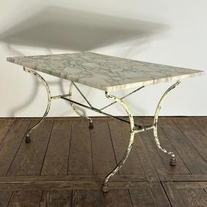Large Garden Table From The Late 19th Century