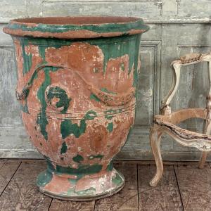 Anduze Vase In Glazed Terracotta