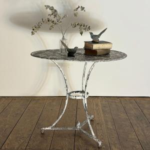 Guéridon en fer forgé début XIXe