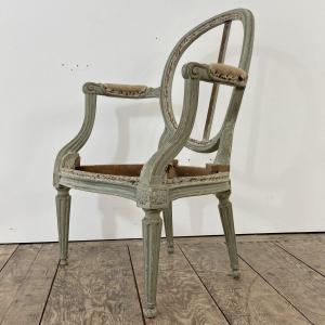 18th Century Seat Stamped Ph.poirie