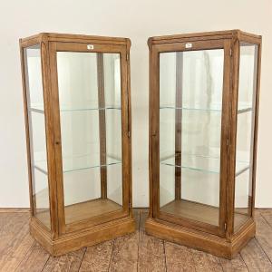 Pair Of Museum Display Cases, Circa 1900