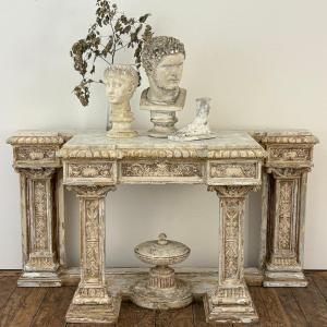 Large 19th-century Console Table In The Etruscan Style