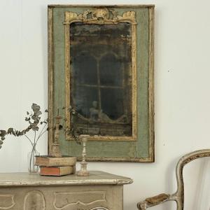 18th-century Paneled Mirror