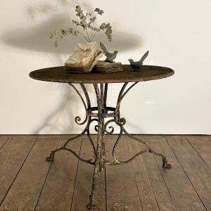 Side Table From The Grassin Factory In Arras, 19th Century