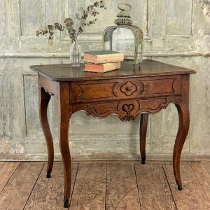 18th-century Provençal Walnut Console Table