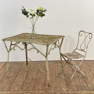 Riveted Wrought Iron Table 1900