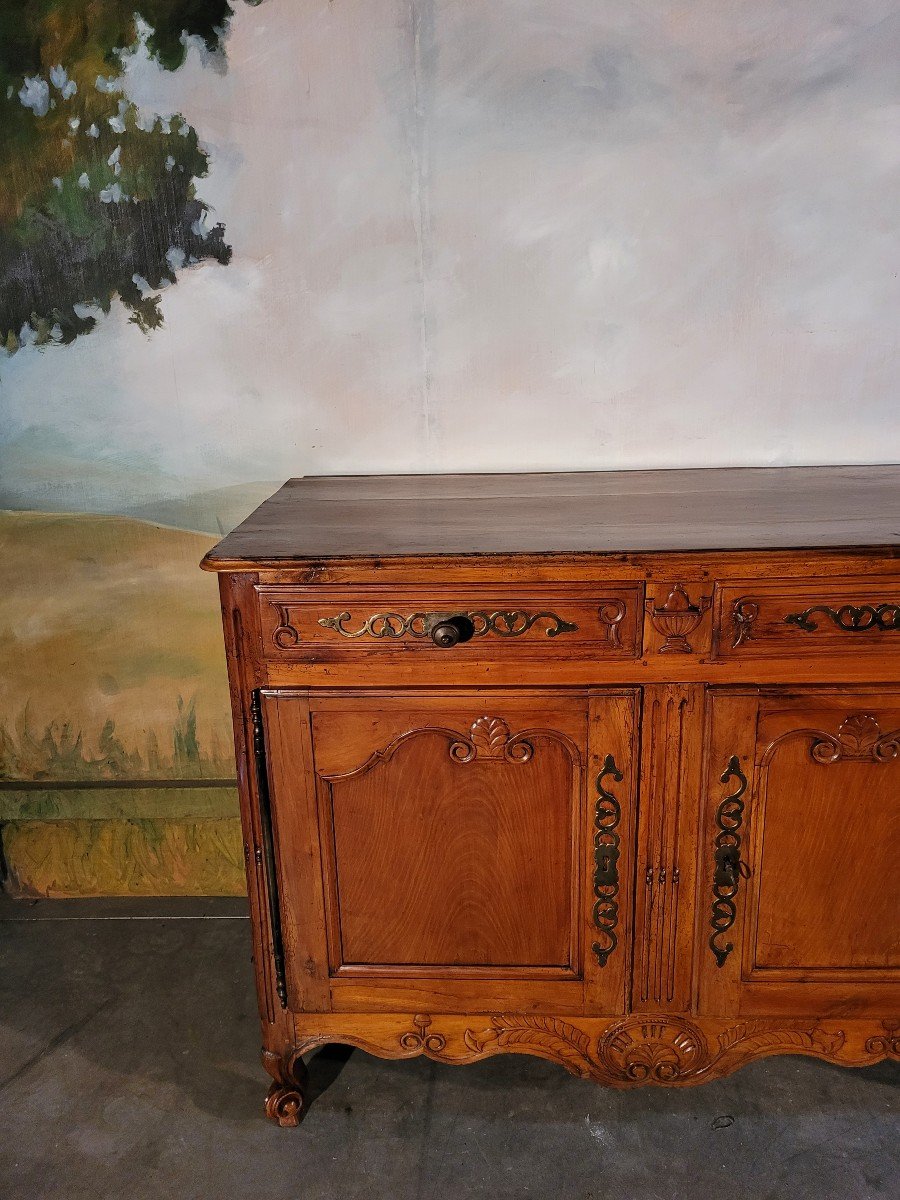 Low Louis XV Buffet In Cherry-photo-3