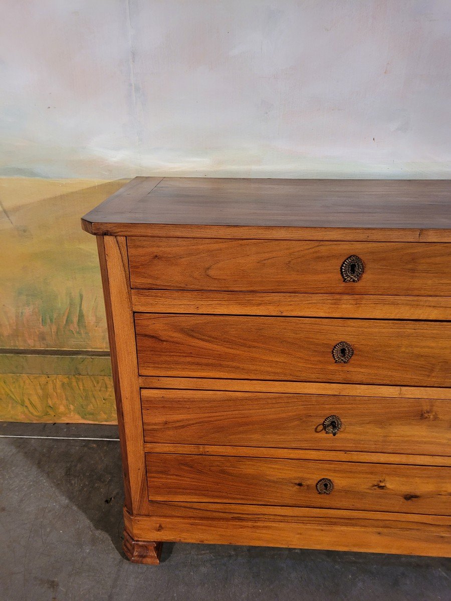 Small Louis Philippe Chest Of Drawers In Walnut-photo-8