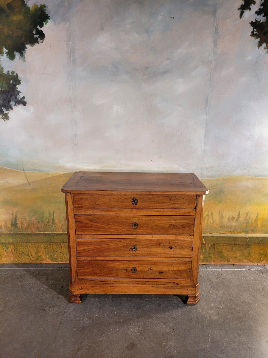 Small Louis Philippe Chest Of Drawers In Walnut