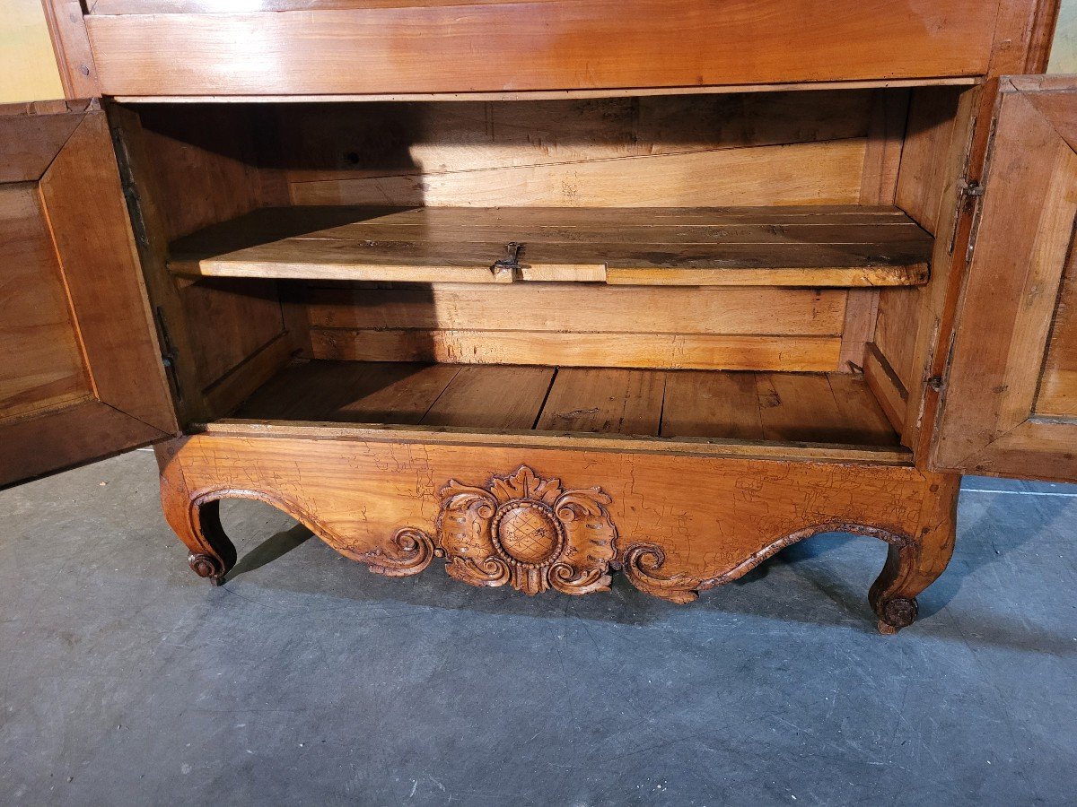 Louis XV Period Secretary In Natural Wood -photo-4