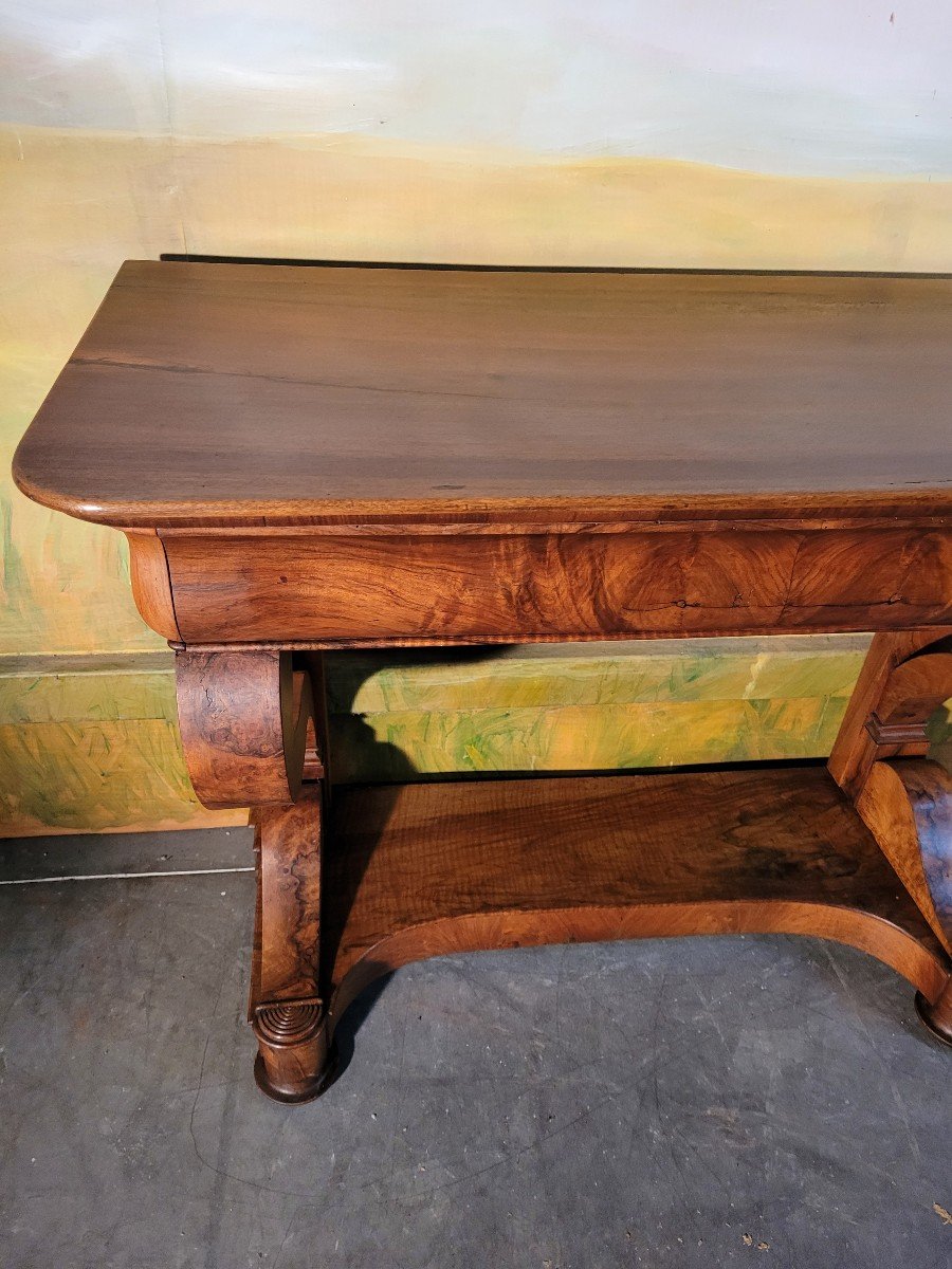 Restoration Period Console In Walnut-photo-7