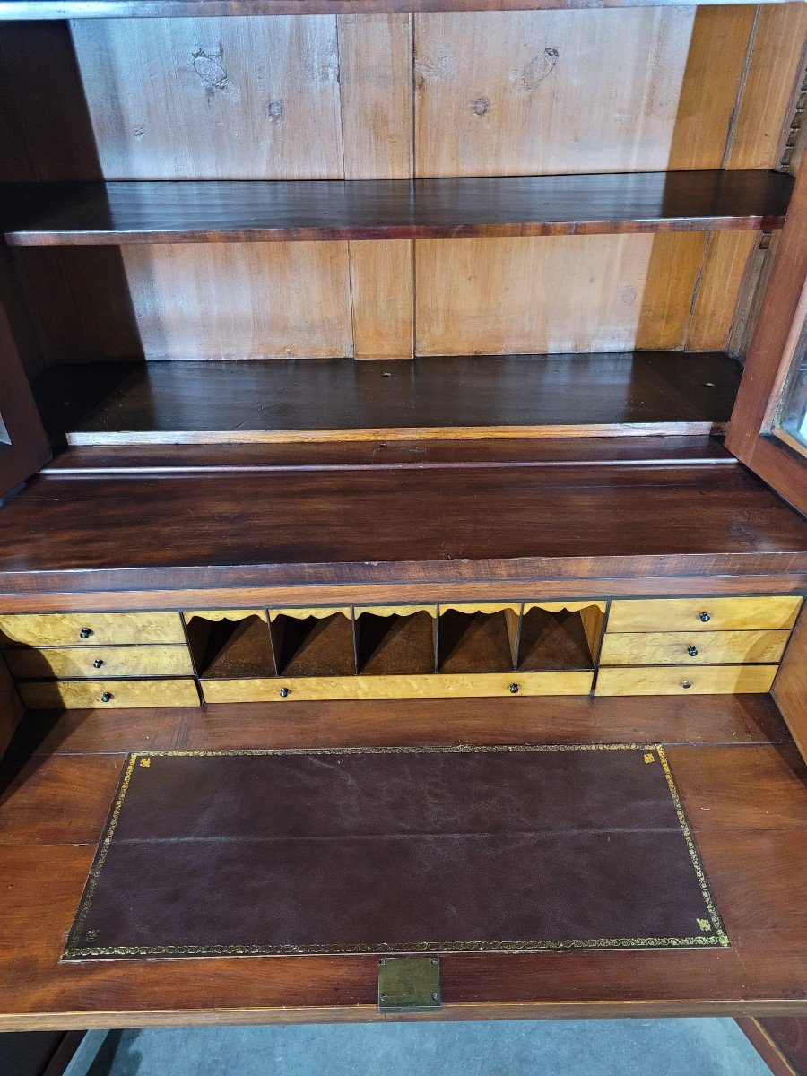 English Library Desk, 19th Century Mahogany-photo-6