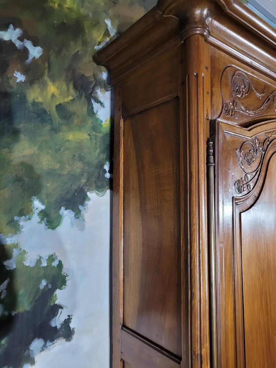 Buffet Deux Corps En Noyer époque Directoire-photo-4