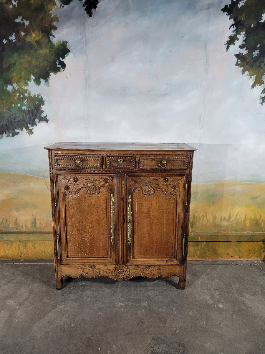 High Normandy Sideboard In Solid Oak