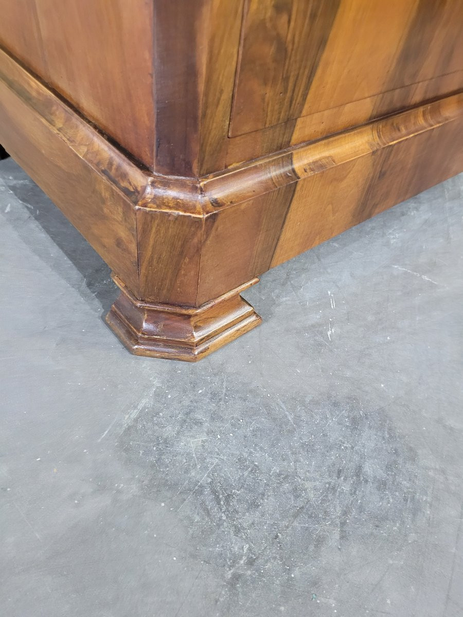 Petite Commode Louis Philippe En Noyer-photo-7