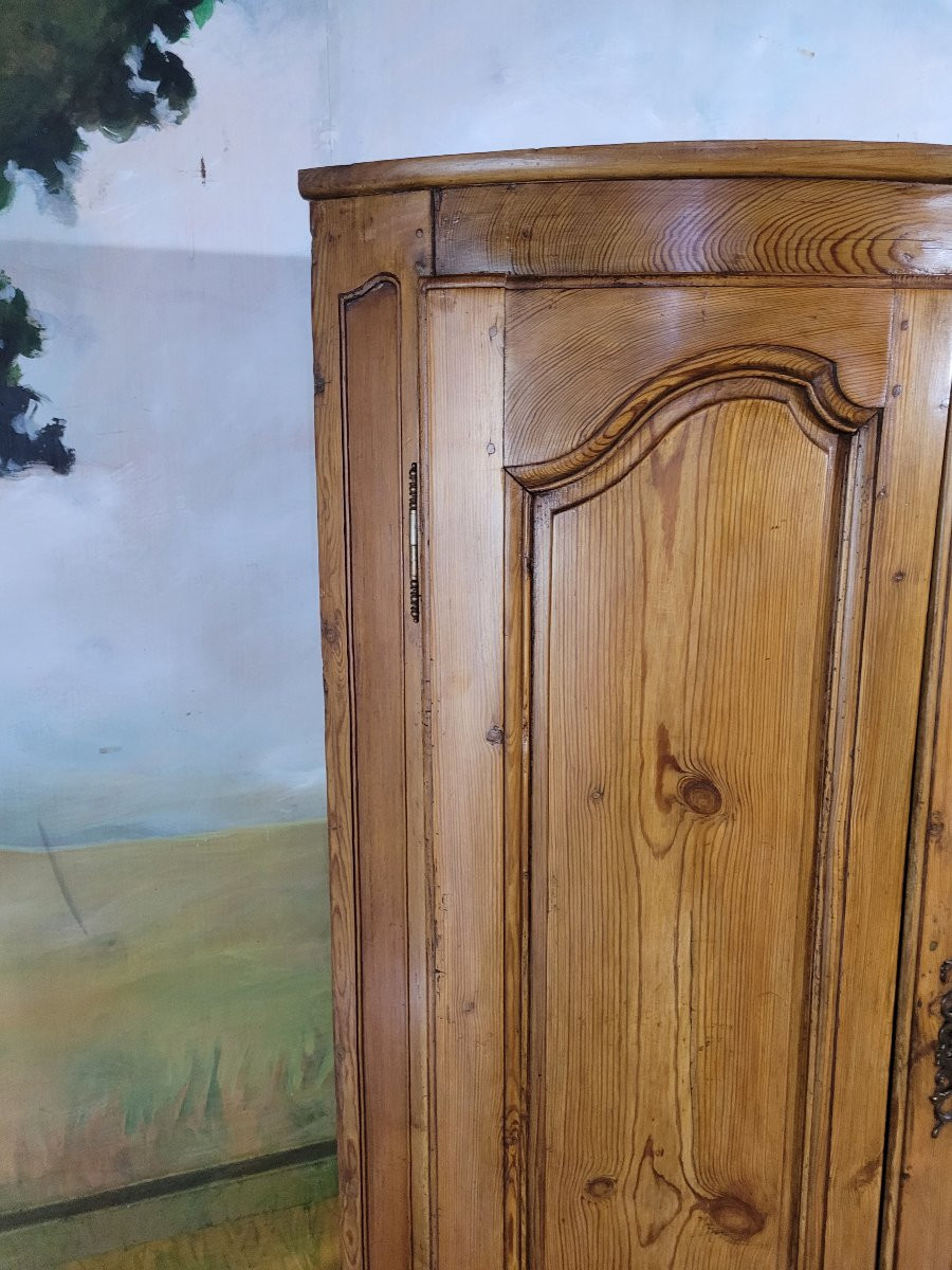 19th Century Fir Corner Cabinet, Mountain Furniture -photo-2