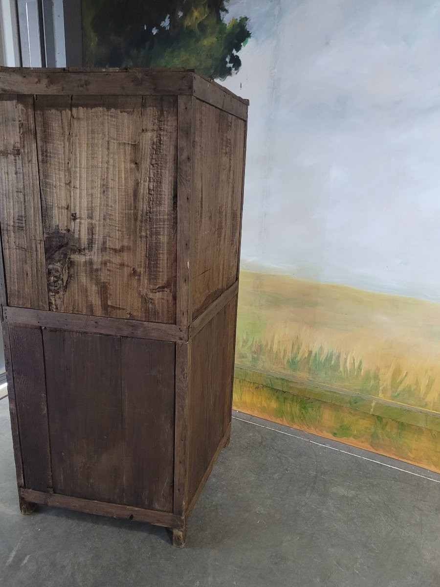 19th Century Fir Corner Cabinet, Mountain Furniture -photo-1