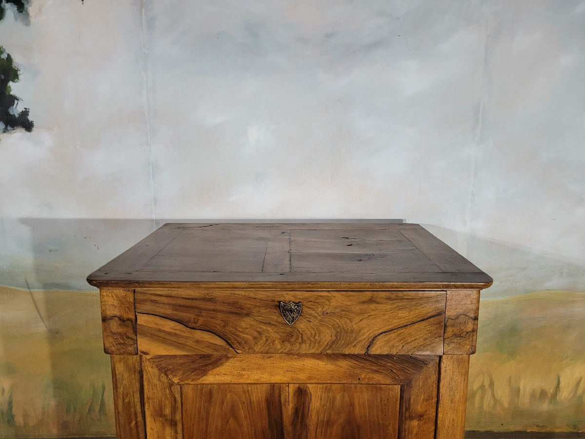 Large Louis Philippe Walnut Jam Jar-photo-2