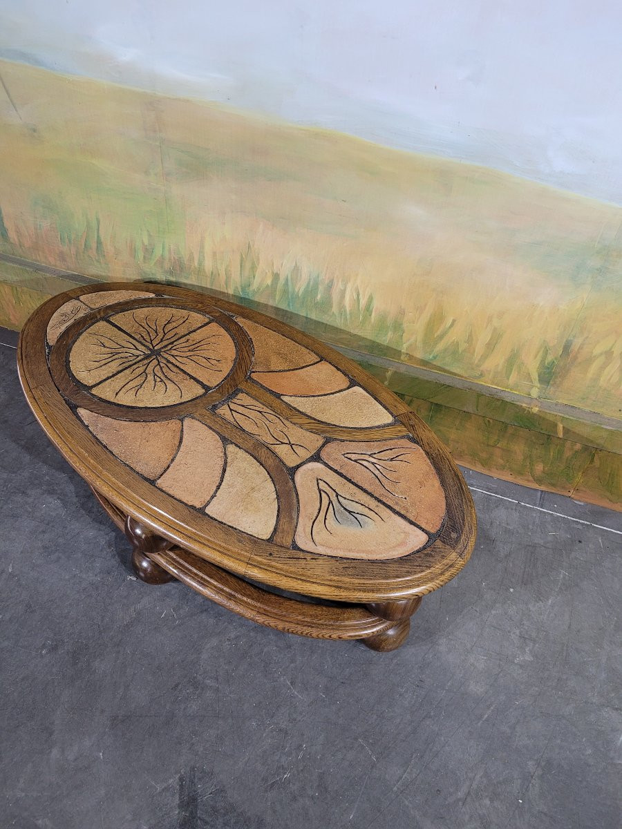 Vintage Ceramic Coffee Table 1970-photo-2