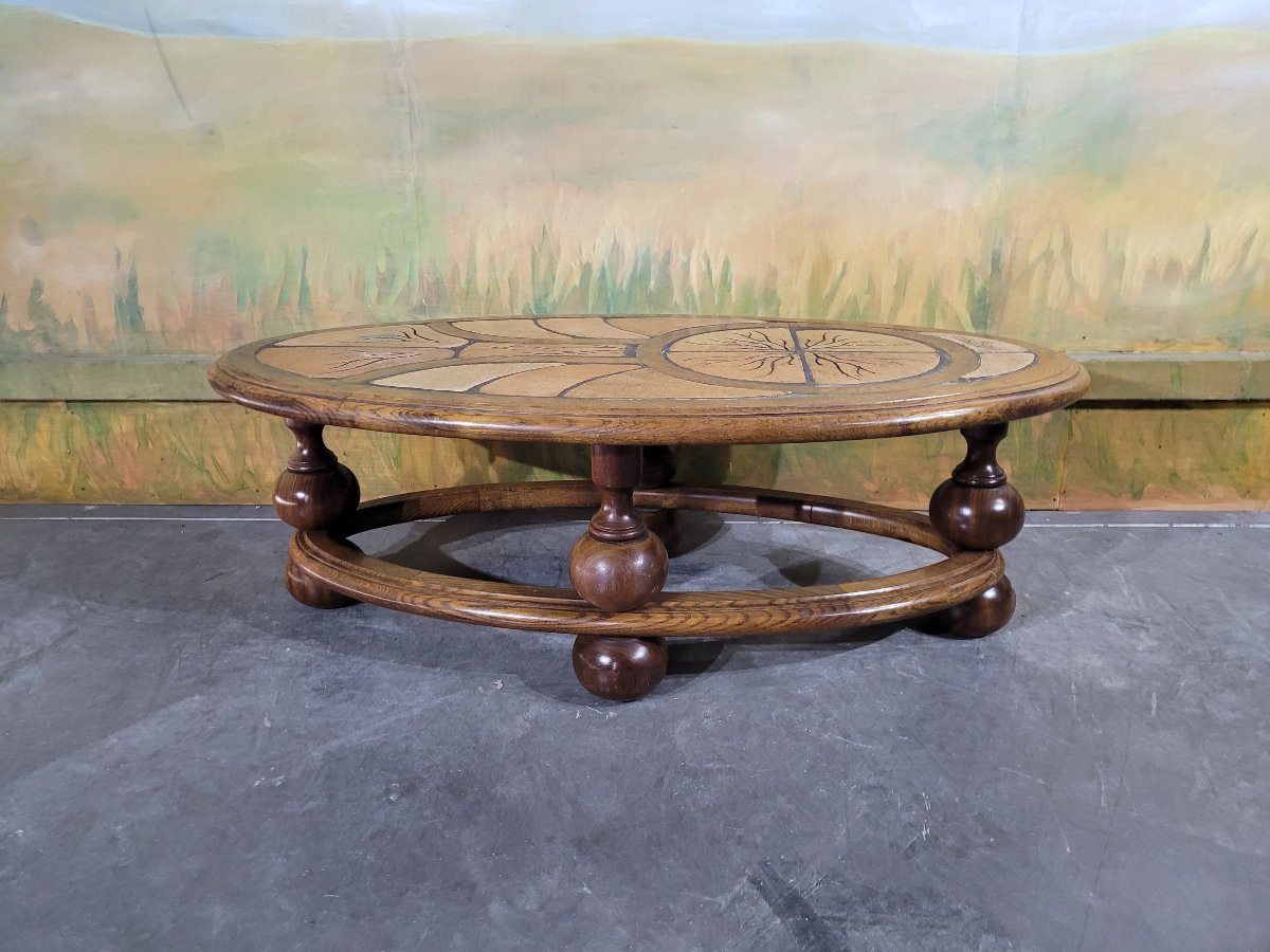 Vintage Ceramic Coffee Table 1970-photo-3