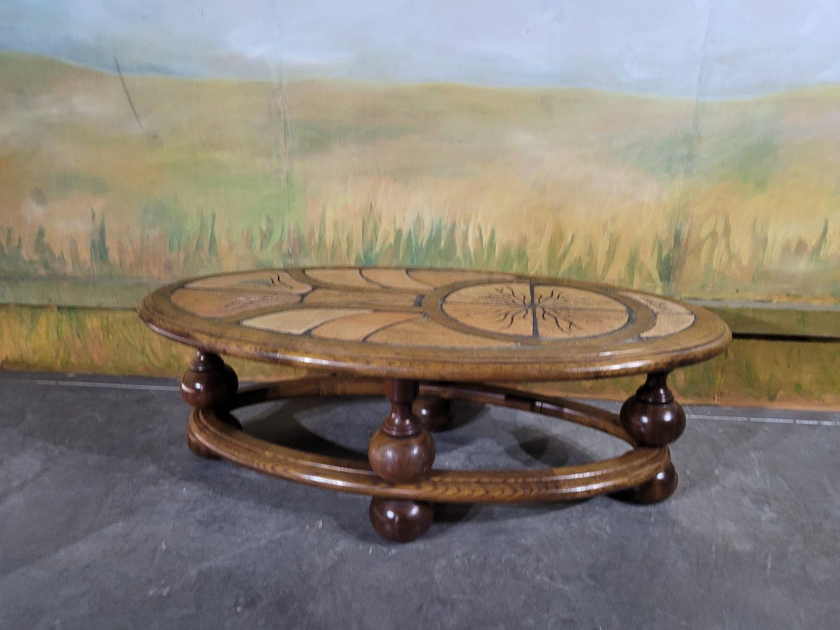 Vintage Ceramic Coffee Table 1970-photo-4