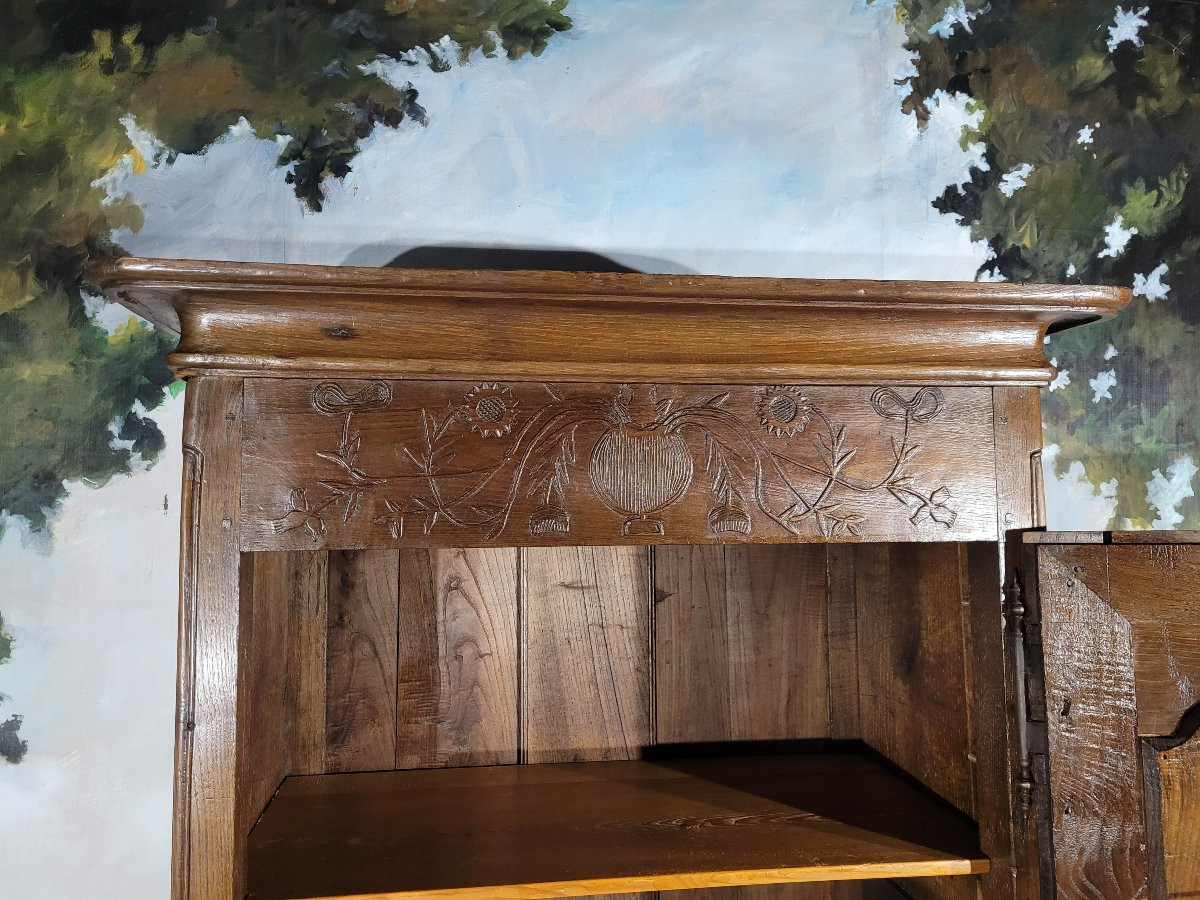 Oak Bonnet Maker From The Late 18th Century-photo-2