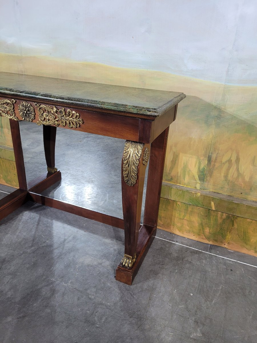 Console en acajou de style Napoléon III -photo-4