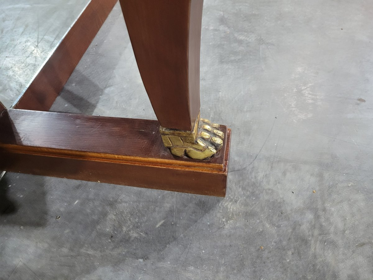 Console en acajou de style Napoléon III -photo-6
