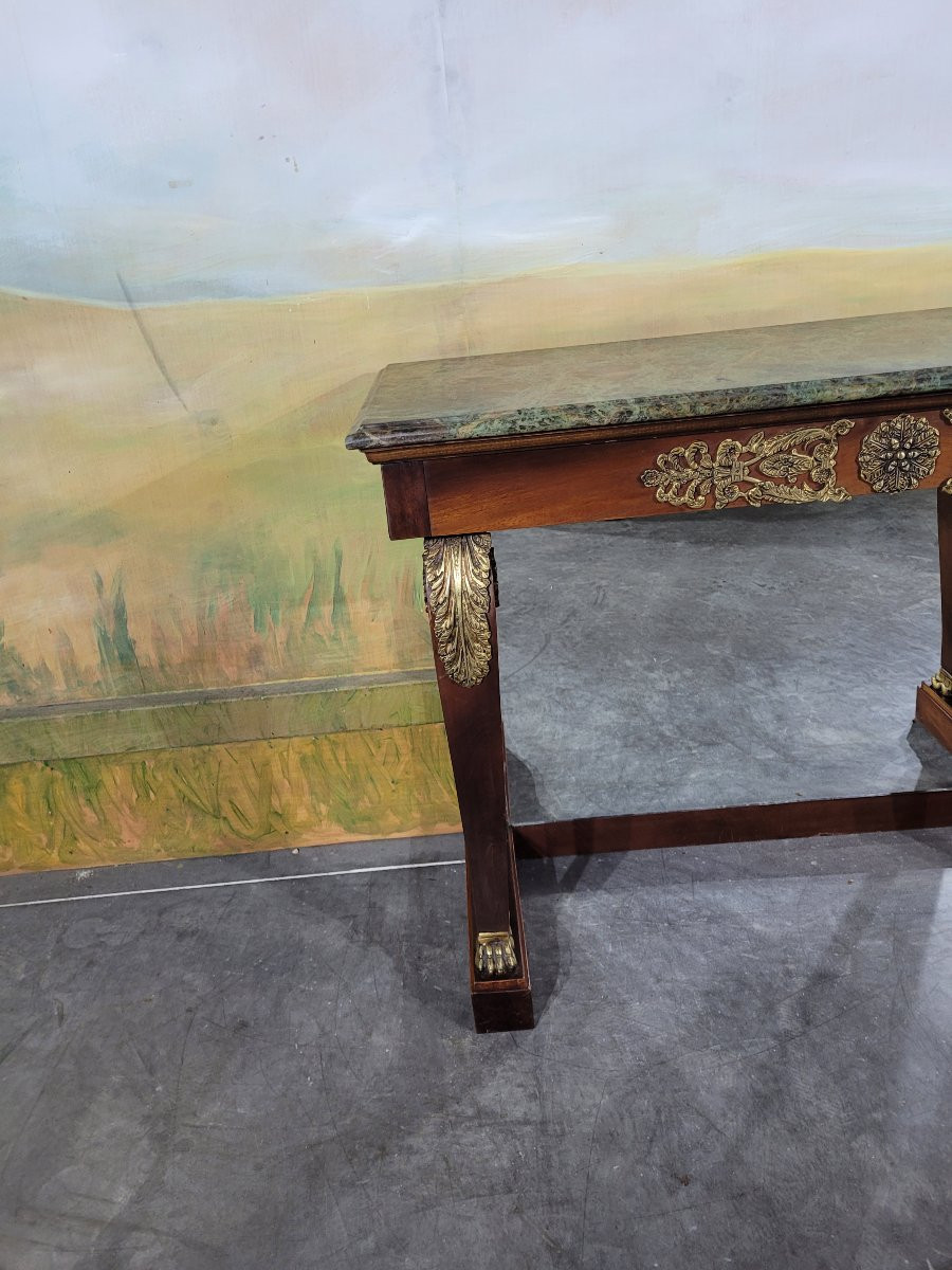 Console en acajou de style Napoléon III -photo-7