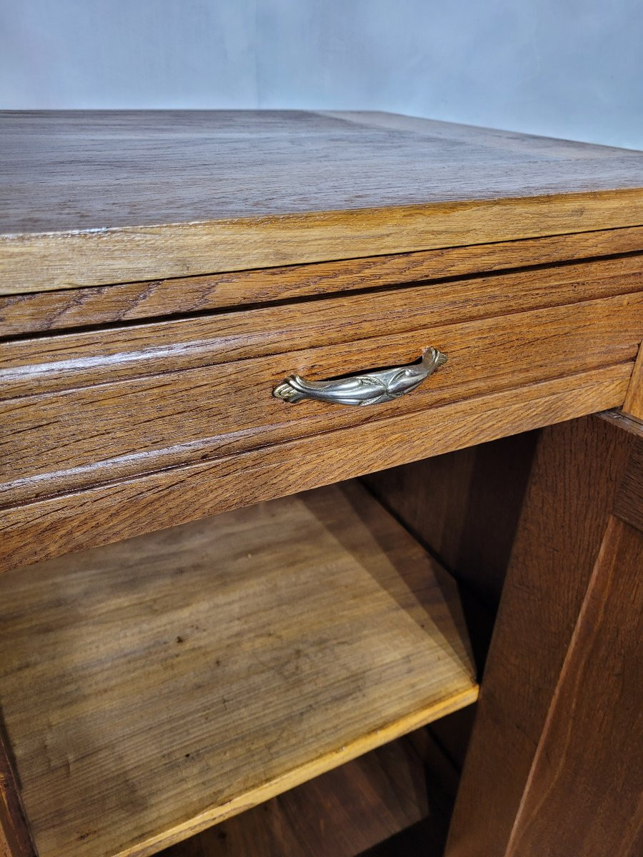 Art Deco Oak Sideboard-photo-6