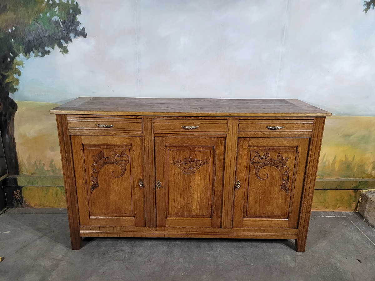 Art Deco Oak Sideboard