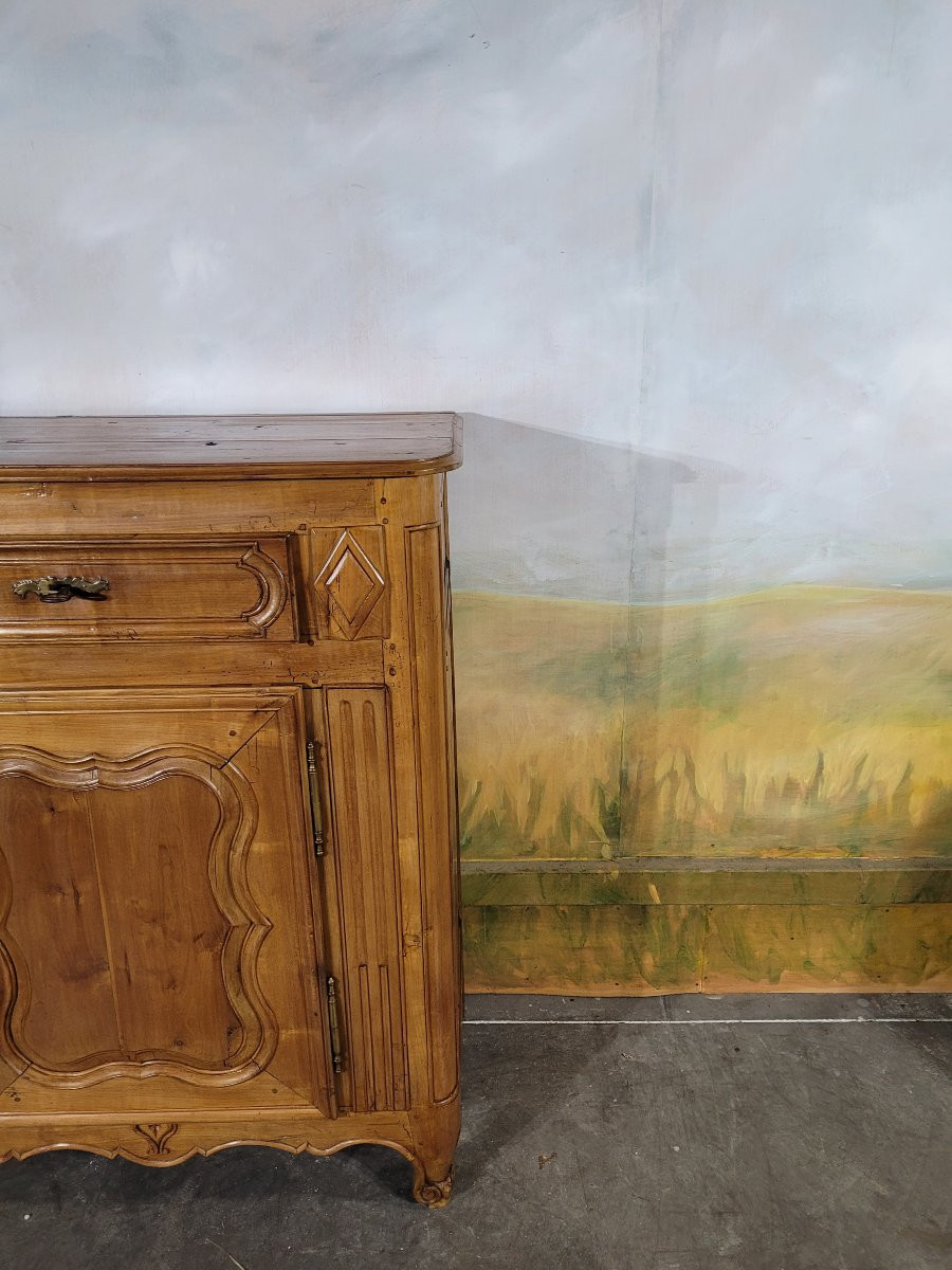 Large Jam Cupboard In Solid Cherry Wood, 18th Century-photo-2