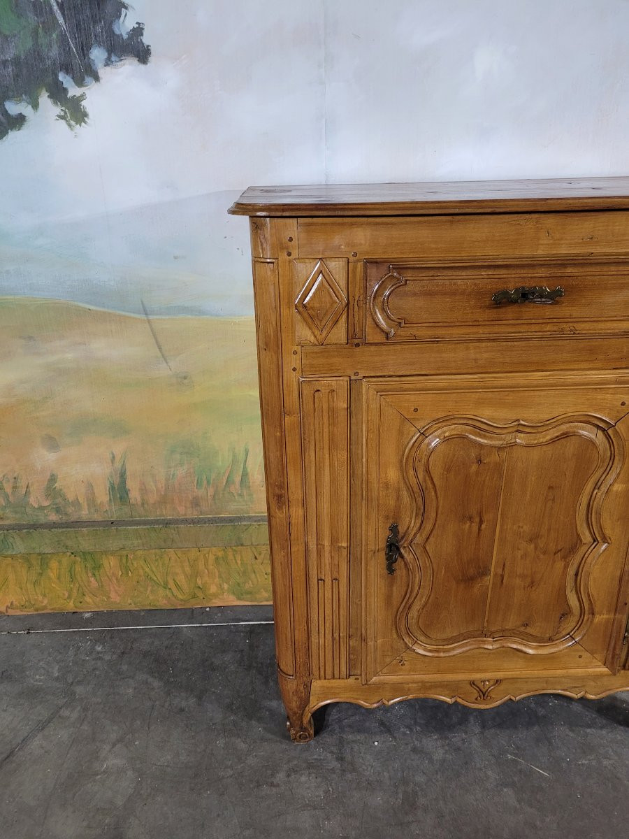 Large Jam Cupboard In Solid Cherry Wood, 18th Century-photo-3