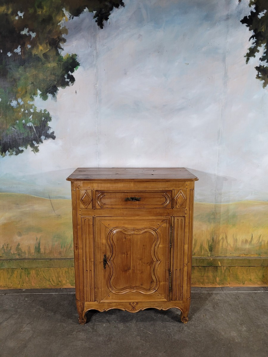 Large Jam Cupboard In Solid Cherry Wood, 18th Century
