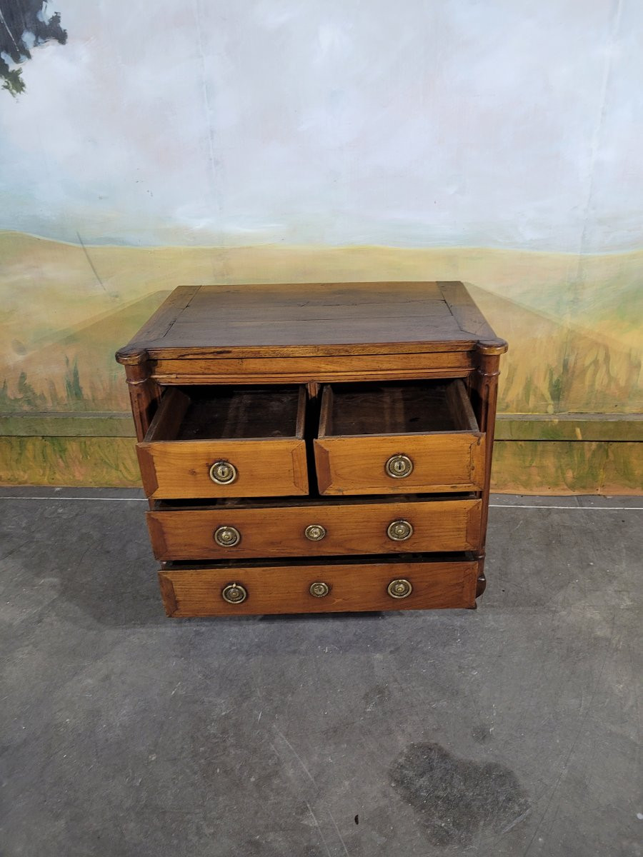 Petite commode époque XVIII ème -photo-4