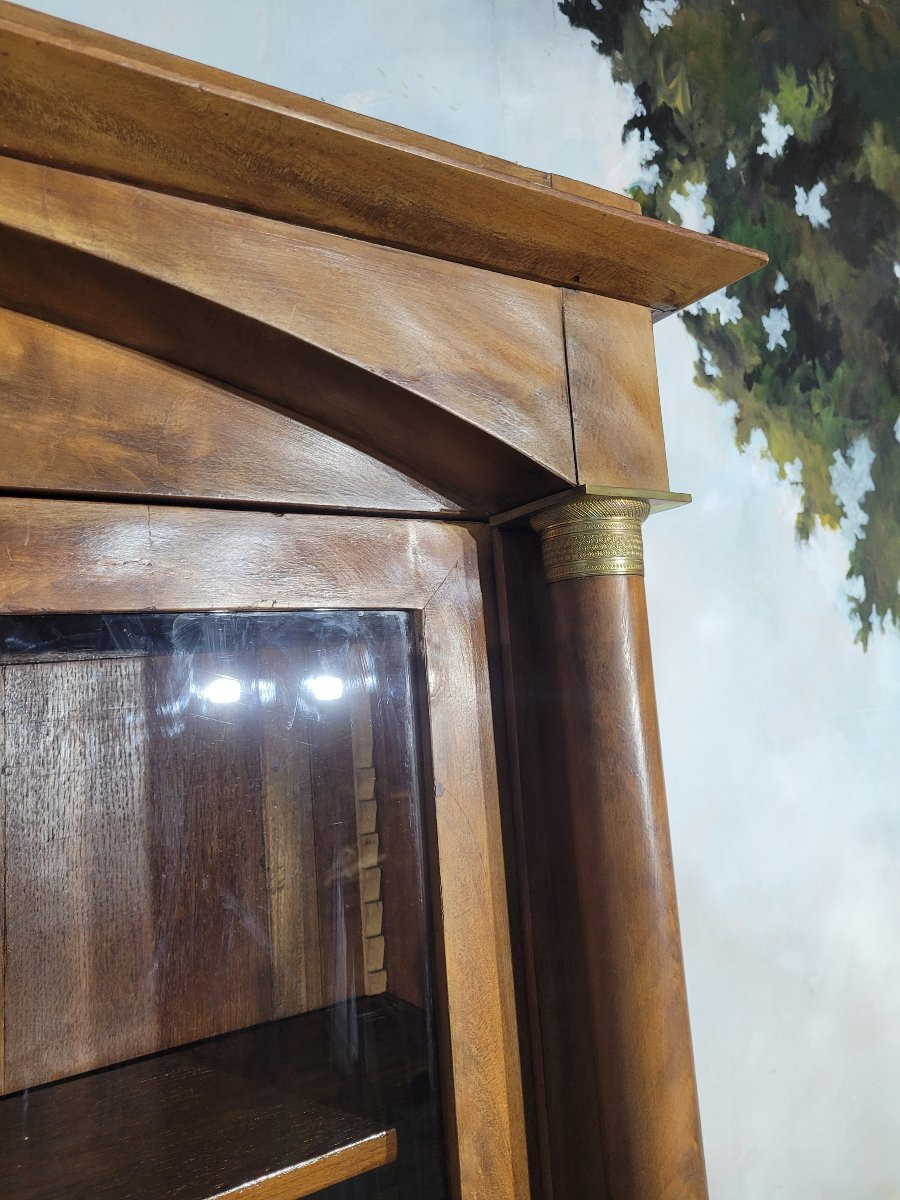 Small Empire Mahogany Bookcase-photo-5