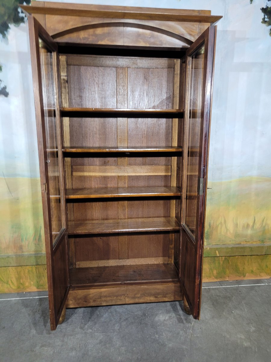 Small Empire Mahogany Bookcase-photo-6