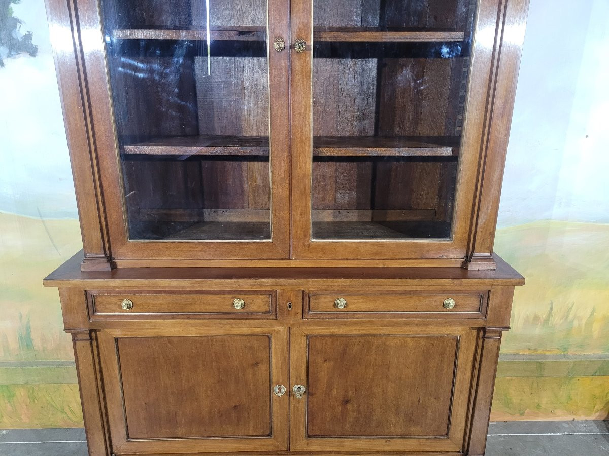 Mahogany Double Bookcase-photo-3