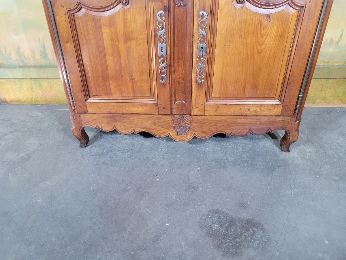 Buffet haut en merisier XIX ème siècle-photo-4