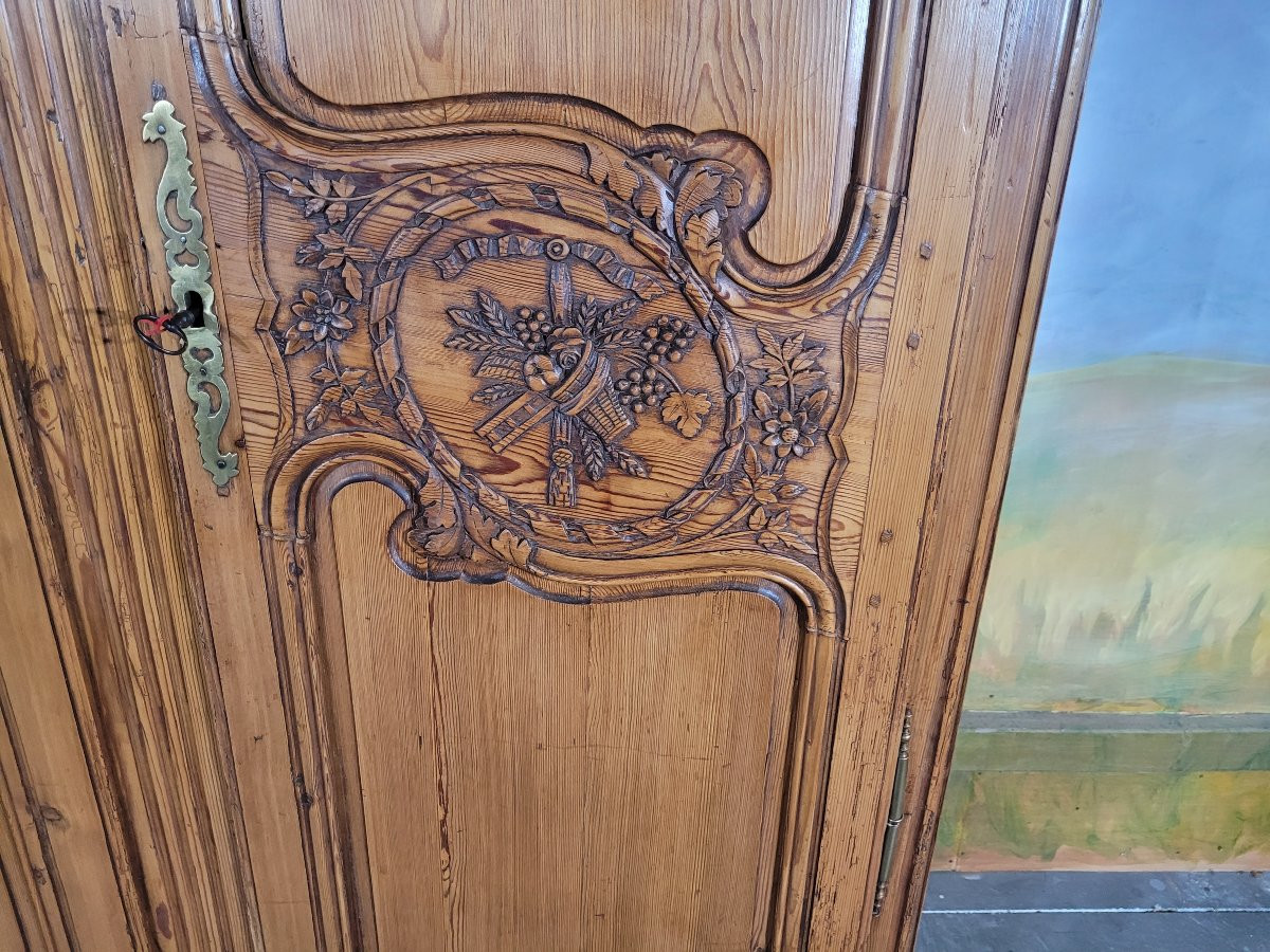 Armoire de montagne en sapin -photo-3