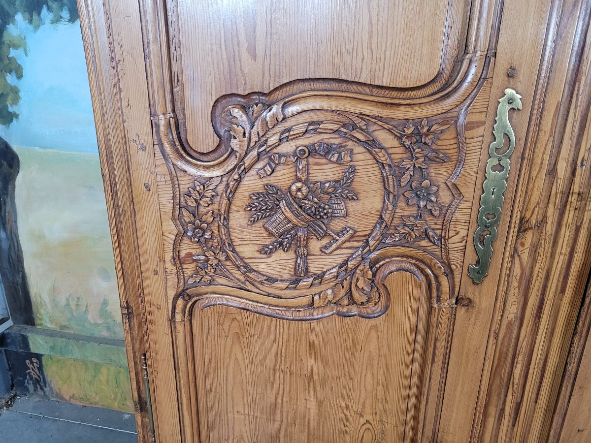 Armoire de montagne en sapin -photo-4