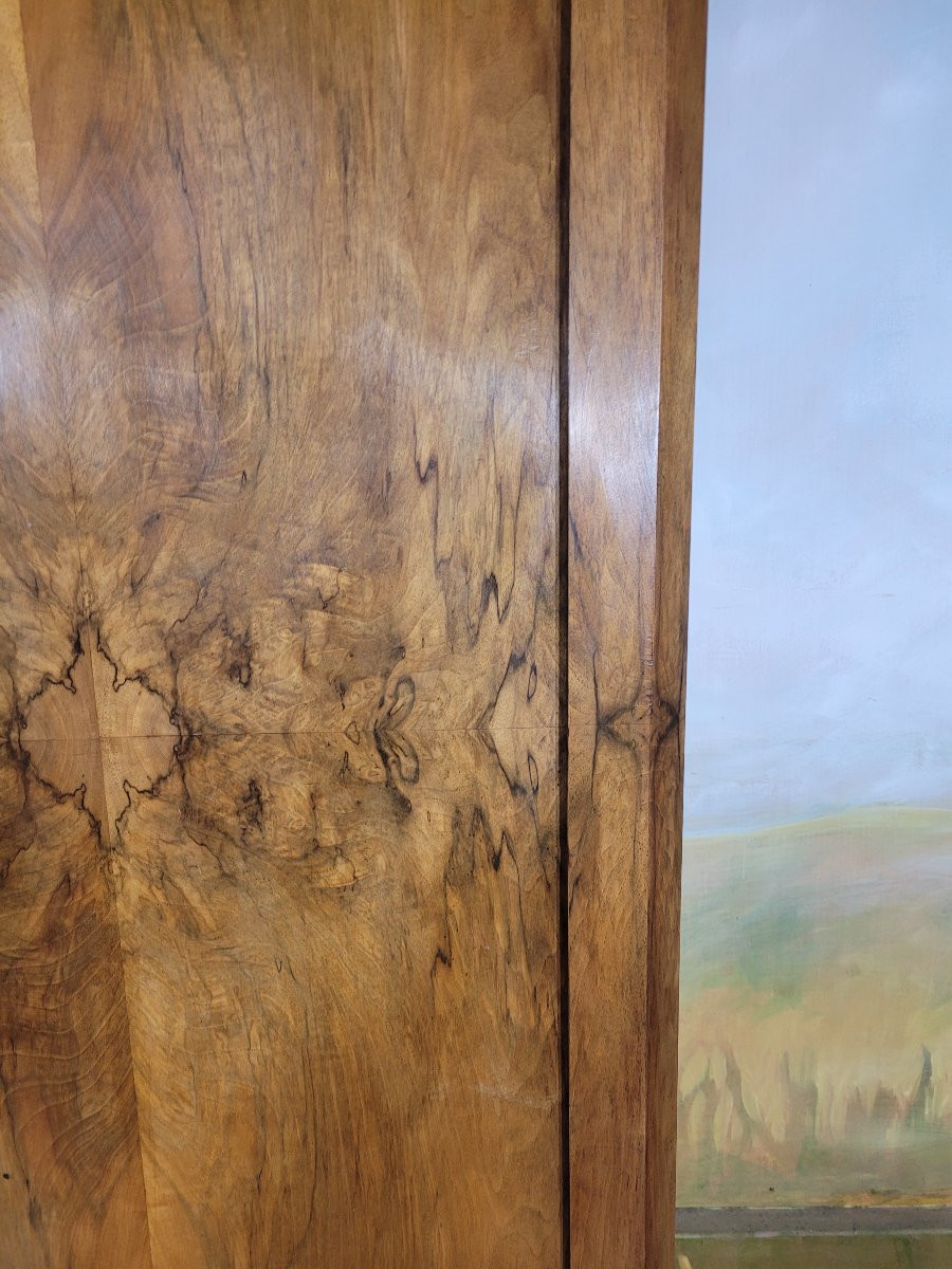 Louis Philippe Period Walnut Cabinet-photo-3