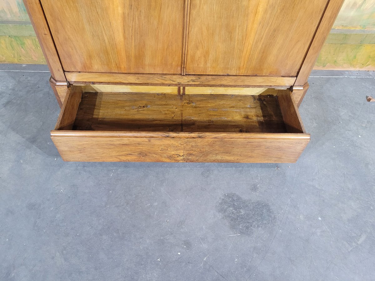 Louis Philippe Period Walnut Cabinet-photo-6